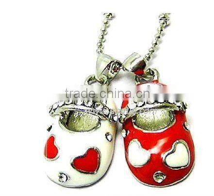 925 silver shoe charm