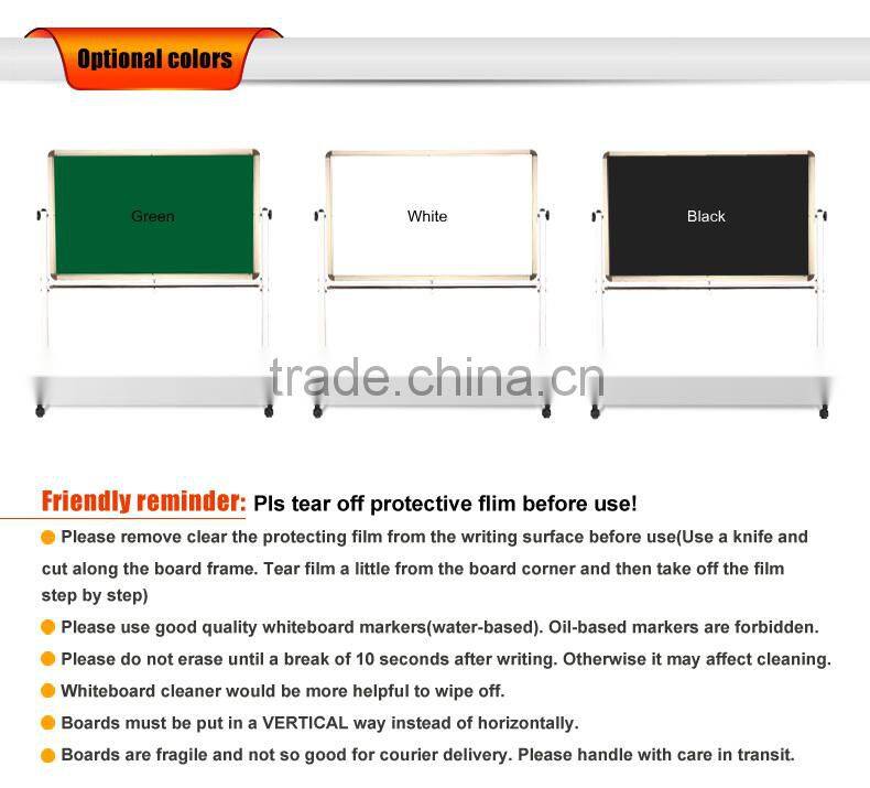 movable rotating interactive magnetic glass whiteboard