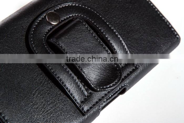 The factory wholesale high quality mobile phone waist leather case