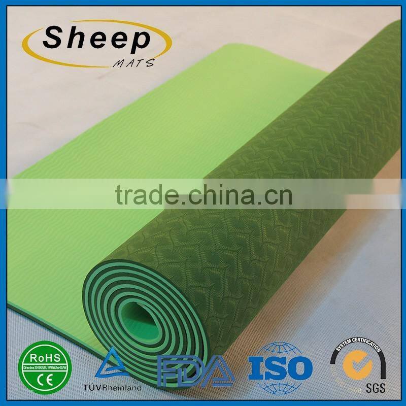 2016 Exercise fitness eco friendly custom eco one yoga mat