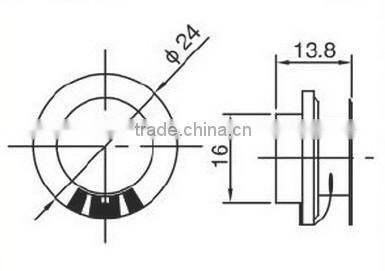 FBS24Z-1 2w 4ohm portable magnetic loudspeakers used for electronic products (FBELE)