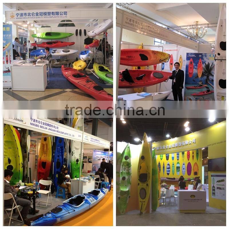 Double sit in sea fishing kayak plastic kayak