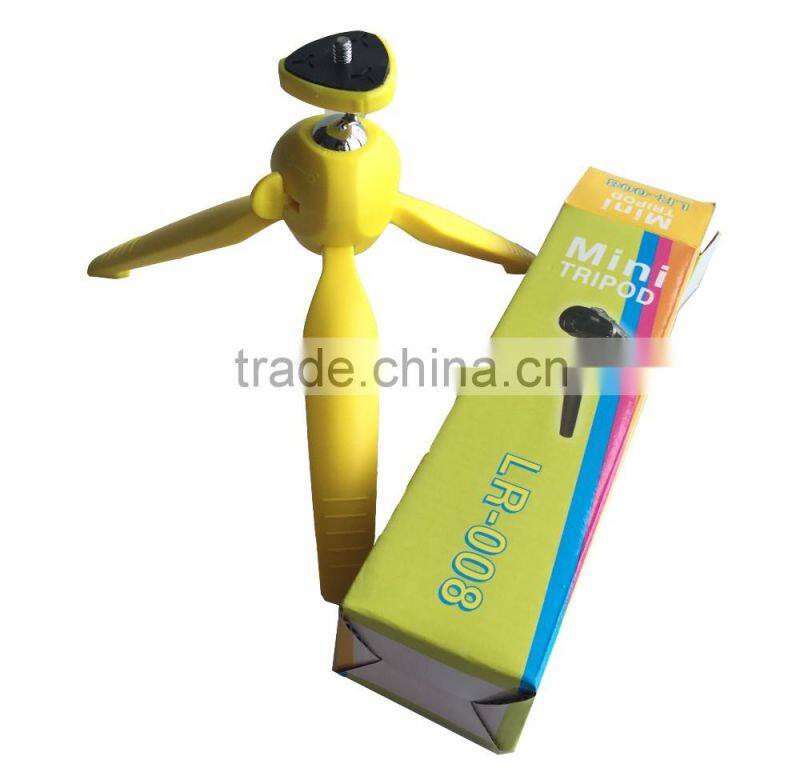 Professional High Quality Colorful Mini Table Tripod With Phone And Camera