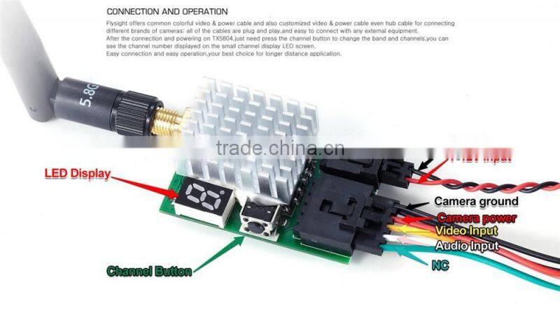 G2864 Flysight TX5804 5.8Ghz 32 CH 400mW fpv transmitter for rc drone