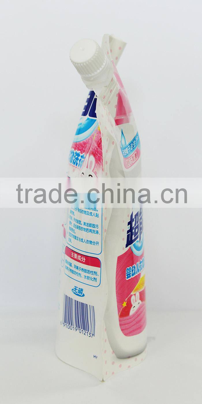 Liquid stand up pouch with spout /stand up bag with Nozzle