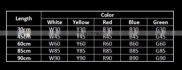 Dual Color White-Amber Car Switchback LED Tube Strip Light DRL Daytime Running Light Flex DRL 30cm 45cm 60cm 90cm