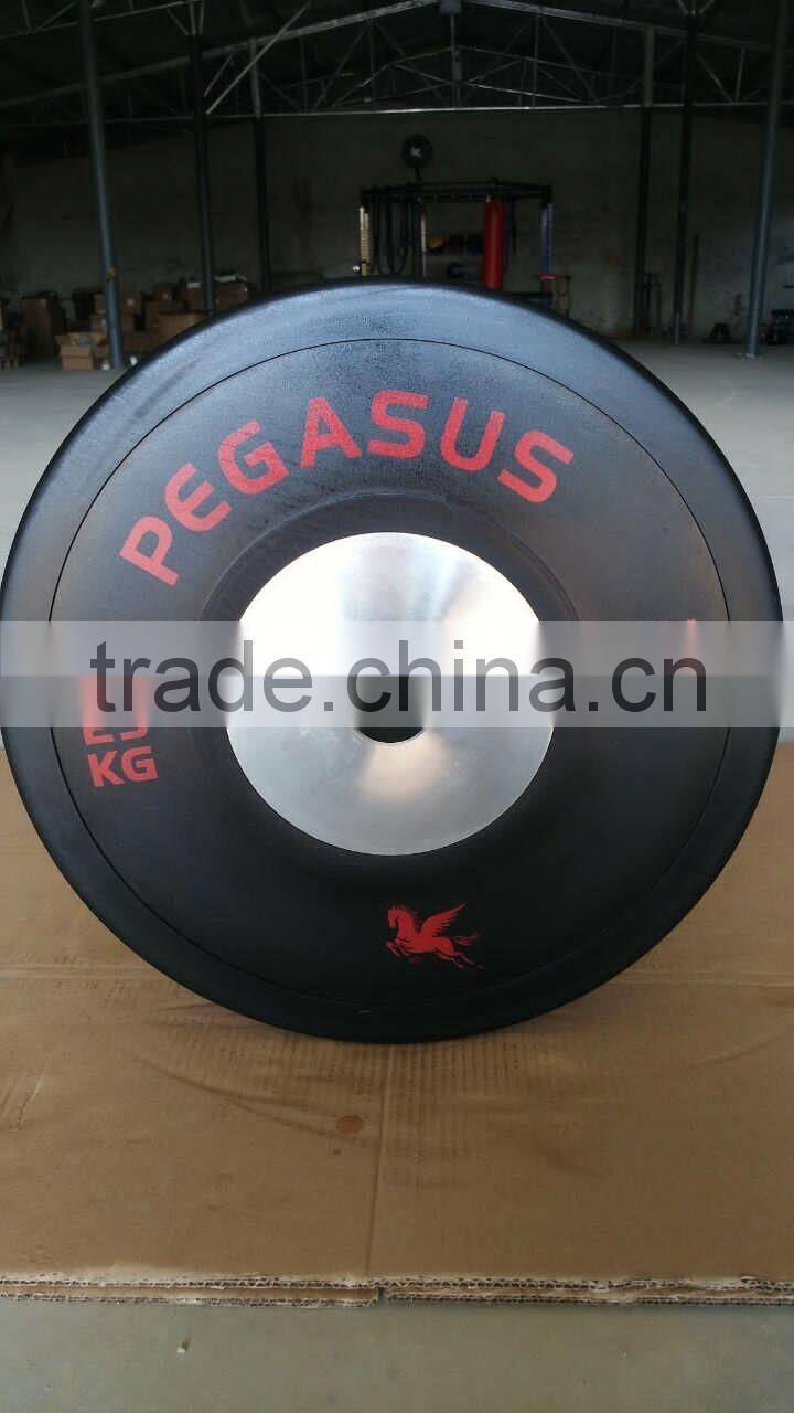 Crossfit 15kg yellow competition bumper plates