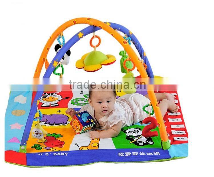 2015 Hot Sale Multi Activity Soft Plush Toy Children Cushionad Paly Mat for Baby