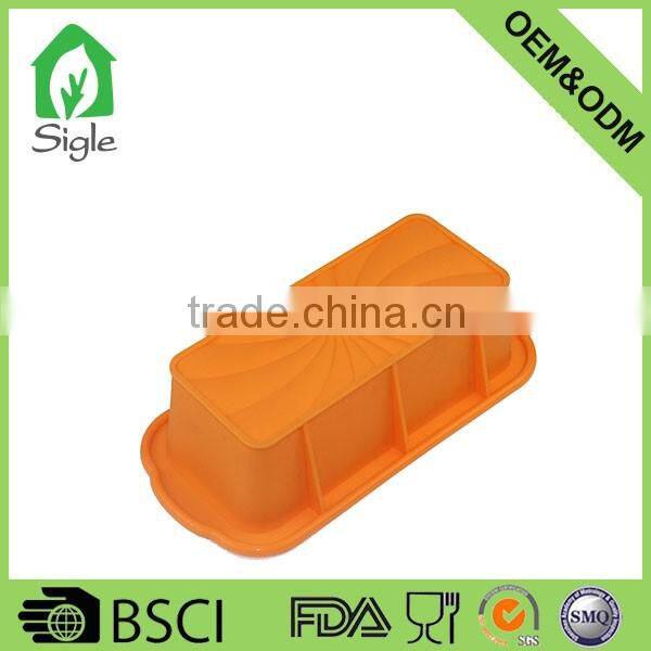 best quality Silicone cake loaf pan bread maker bread pan mould mold