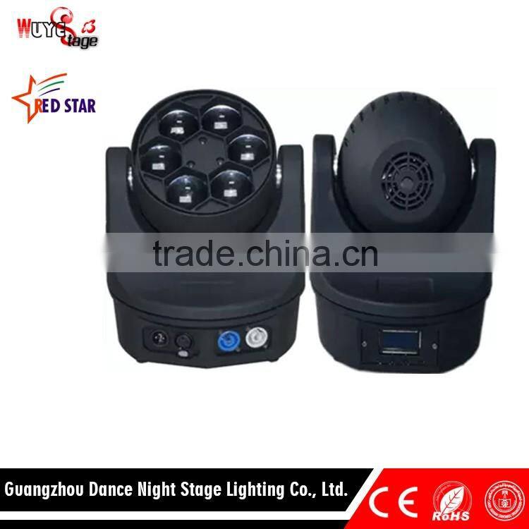 Best Selling Products LED Light 6PCS LED Mini Beam Moving Head Light Stage Light
