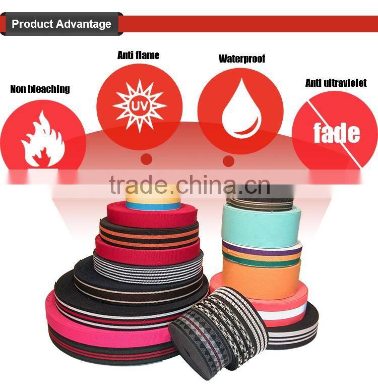 Wholesale jacquard ribbon polyester tape PP strap webbing