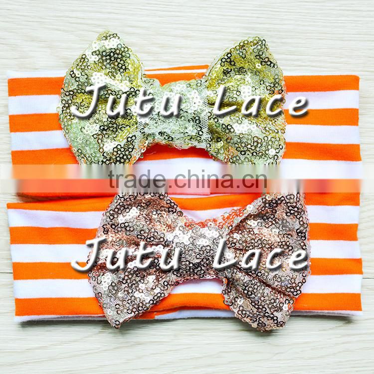 Hot sell 3-4 frilly elastic band, FOE hair elastic ties , lace elastic hair bands for baby