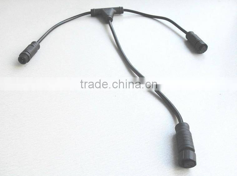 led lighting fitting T shape connector waterproof wire connector