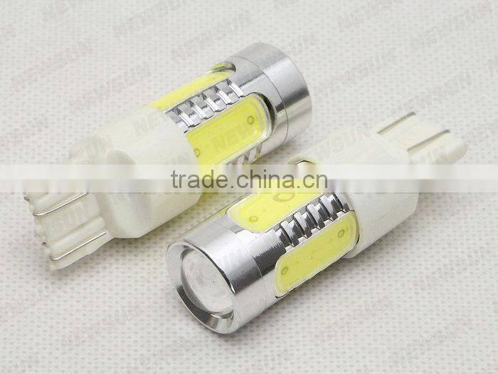 11W W21W 7443 T20 Car LED Brake Turn Lights Reverse Back up Light Bulbs