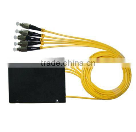 ABS box module plc optical fiber splitter / PLC Optical Fiber Splitter FC/APC Conector, ABS Housing