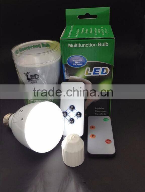 wholesale E27 emergency led light bulbs 4W 6W rechargeable led bulb