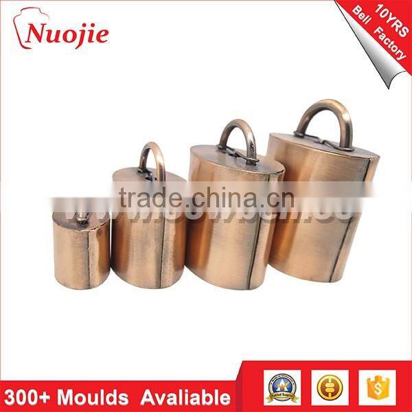 2016 new design small cowbell with cow print and logo