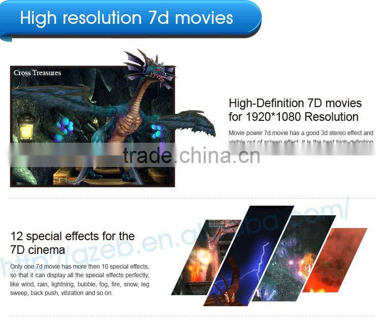 2016 Quick return Economic guangzhou 7d cinema for sale