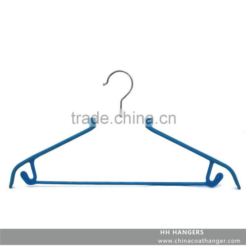 The HEAD metal red suit hanger with eco-friendly red rubber paint coating,matal coat hanger