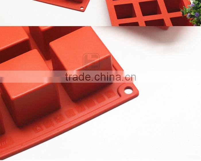 15 Cavity Silicone Brownie Mold Bread Mold Square Soap Mold