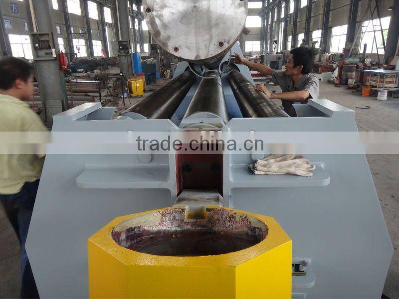 pre-bending hydraulic plate rolling machine 4-roller CNC plate rolls bending machine