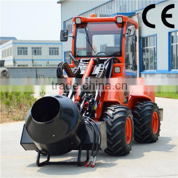 concrete mixer for wheel loader /types of concrete mixers for sale /mobile concrete mixer for loader