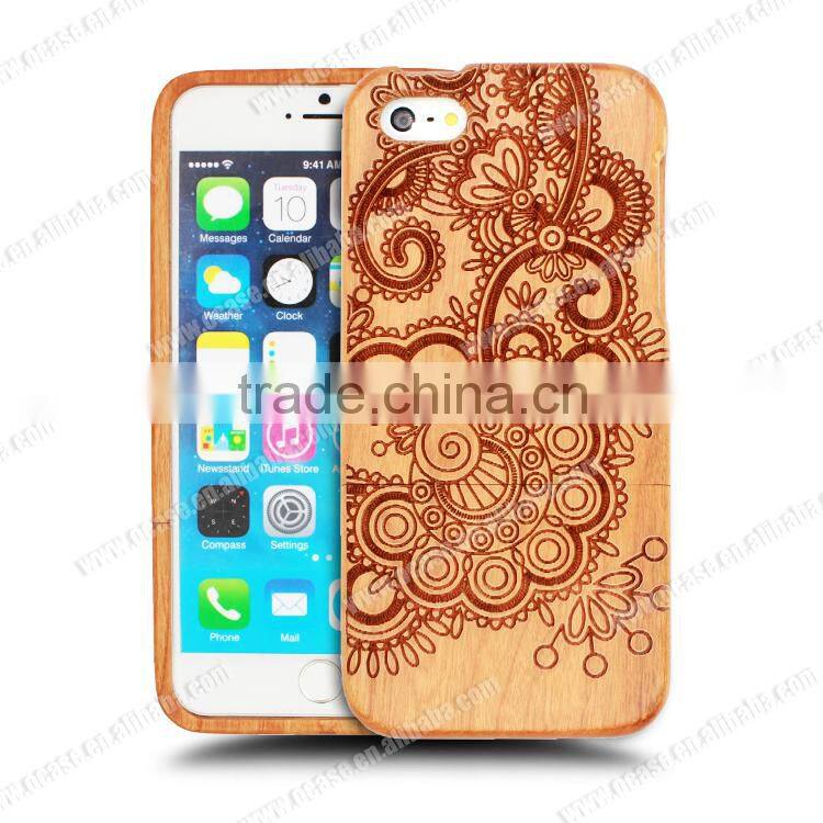 Wood Bamboo Phone Case For Iphone 5 Cover Phone Accessory