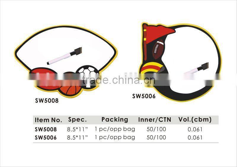 Hot Sale Flip Chart Board With Movable Stand/clip board with stand/stand writing board.