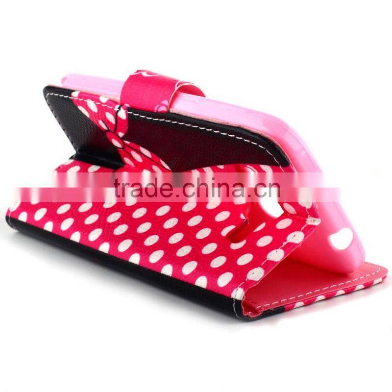 Mobile phone leather case for Samsung G360 high quality pu case