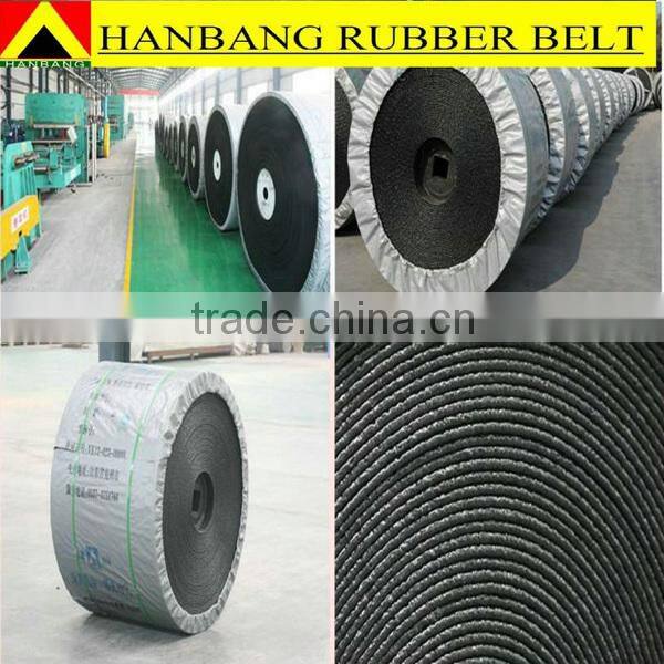 Rubber chevron conveyor belt EP500/5PLY5+2