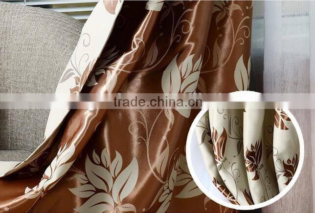 woven jacquard blackout curtain for balcony