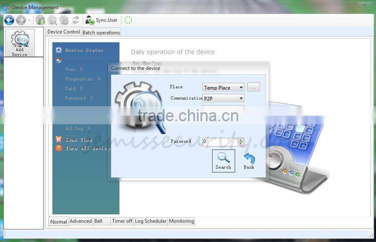 2.4'' Colorful display TCP/IP network RFID card reader biometric fingerprint attendance system