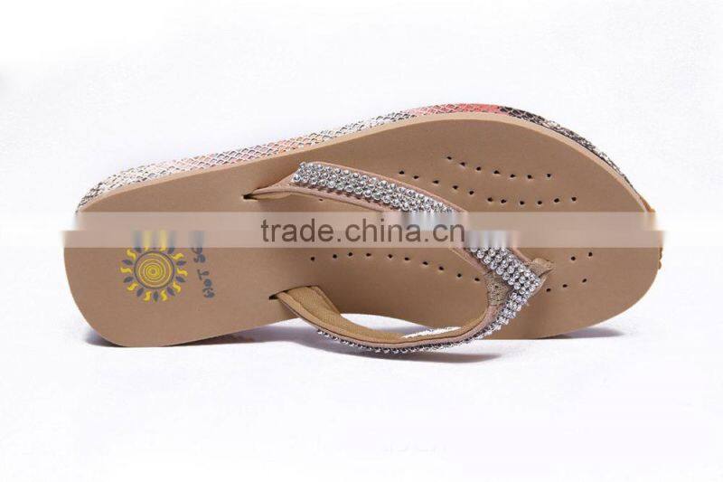 Fashion black casual women high heel beach sandals