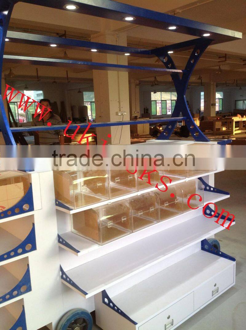 High quality candy cart for sale with acrylic boxes