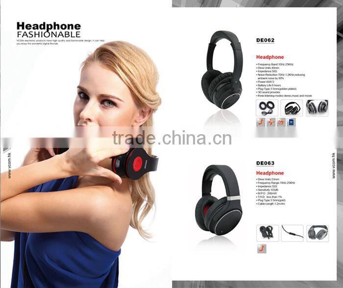 VCOM High Quality Professional DJ Headphones Custom with Metal Shell