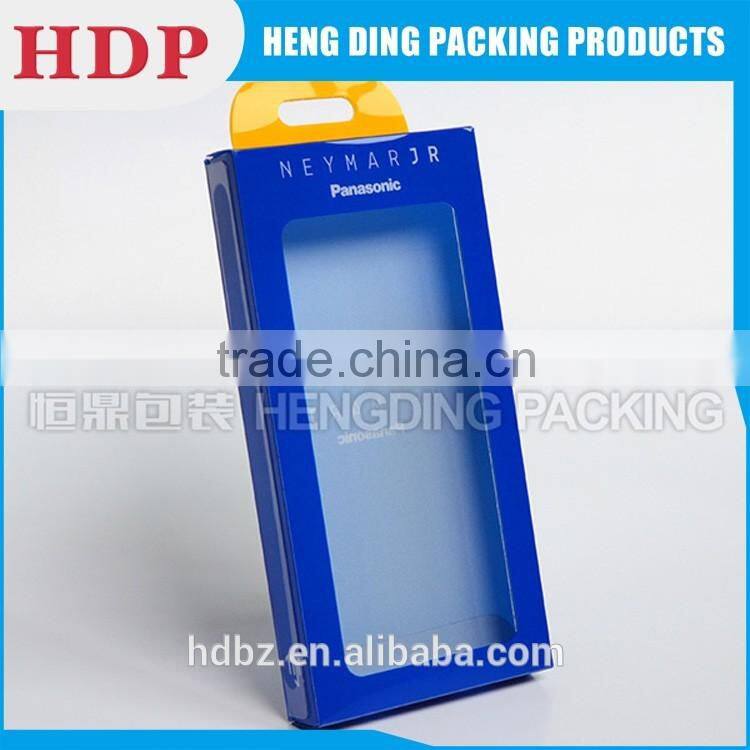 OEM clear plastic packaging box for cell phone accessories