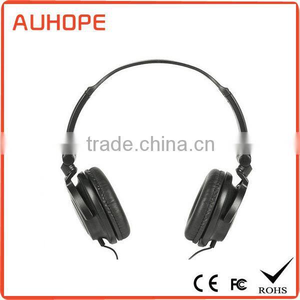 OEM dual ear cup wired audio headset gaming chat stereo headphone w/mic&volume control for ps4/tablet/laptop/pc/mobilephones