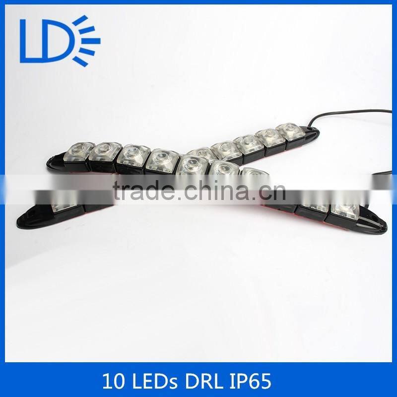 Universal Popular White Car Flexible LED COB Day Lights DC12V Automobiles COB DRL Fog Light