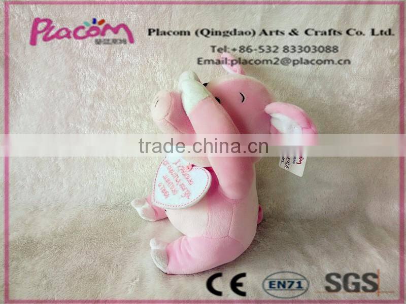 2016 New design Valentine's day gifts High quality Fashion Cute Kid toys Wholesale Cheap stuffed plush toy pink Pig