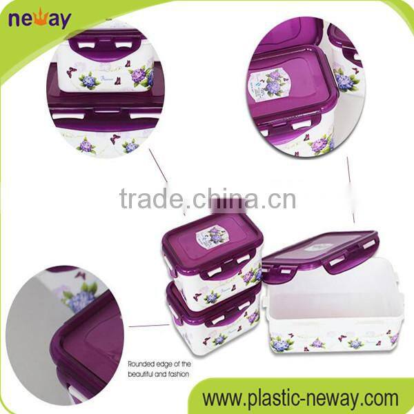 plastic container food packaging for pickle food grade silicone container