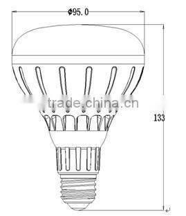 15W 20w 25w CRI80 Epistar led chip 5730SMD LED BR lamp 15w BR30
