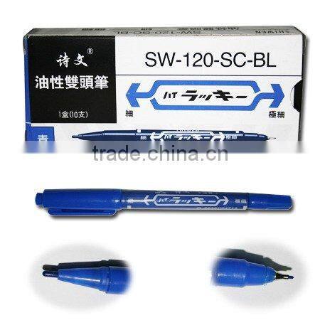 fashion blue tattoo transfer pen