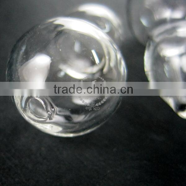 15x30mm transparent glass bottle gourd 2mm holes loose beads DIY beading jewelry supplies 3070061