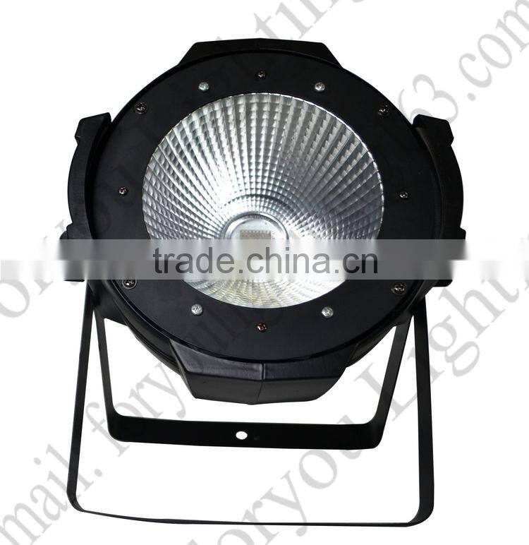 CE ROHS FCC 200 Watt Pro Stage Disco DJ Wedding Studio DMX Wash Par Can 200W RGBWA+UV 6IN1 LED COB Par64