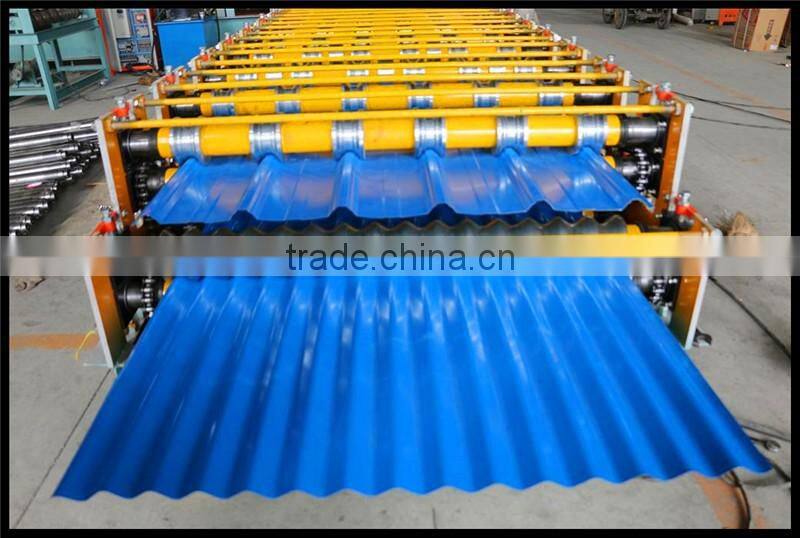 Double Deck Profile Metal Roofing Sheet Making Machine For Sale