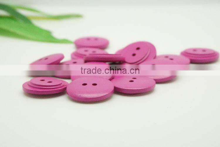 Fancy 2 Holes High Quality Roseo Wood Button