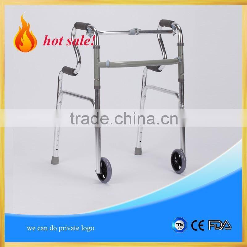 Aluminum foldable Exercise walker rollator,recovery walker for elderly