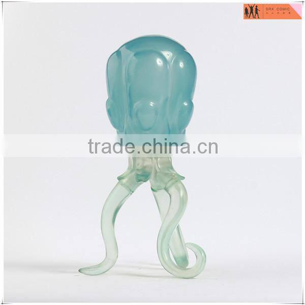 customzied resin transparent octopus figures,OEM transparent resin figures,customized resin figures factory