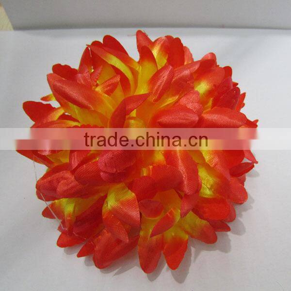Cheap silk stocking flower heads for clothes (AM-F-27)