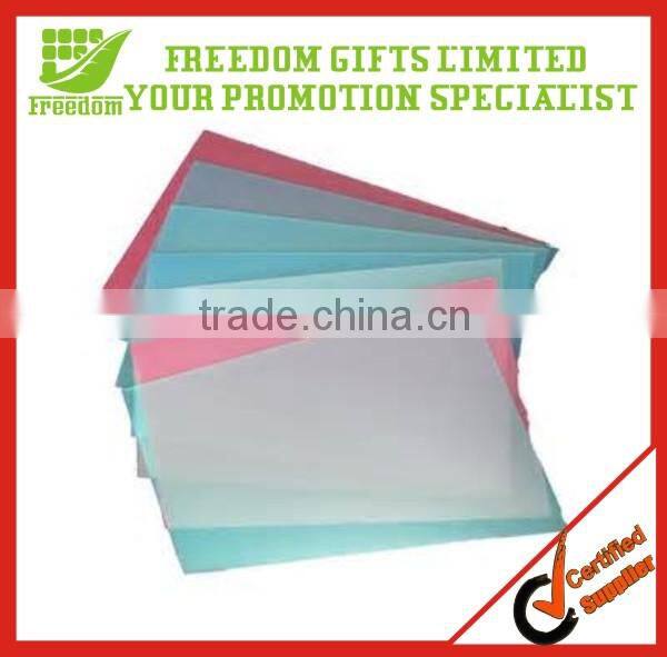 Cheap and Logo Printed Clear Plastic Book Cover